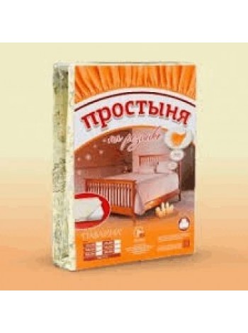 Простыня на резинке 160*200*20 бязь 